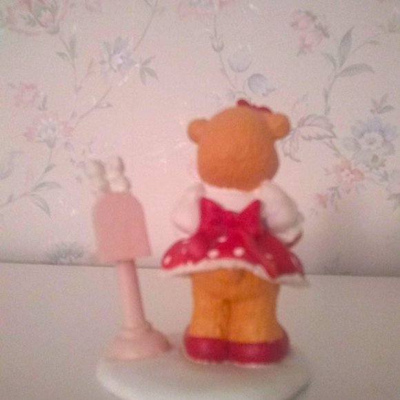 Russ Bear Figurine with Birds - Picture 2 of 3